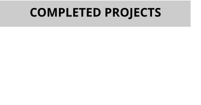 Completed projects •	Hotel & Resorts •	Museum •	Airport  •	Theme park